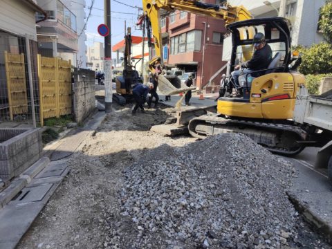 大田区内　車道舗装復旧工事